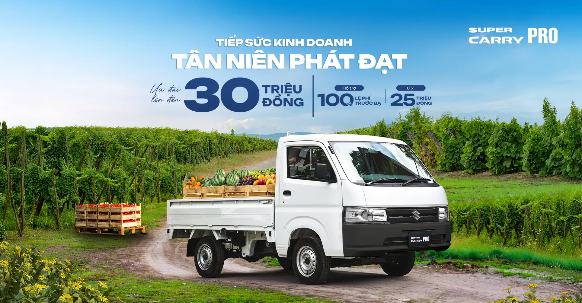 BỀN BỈ TẢI HÀNG, AN NHÀN THU LỢI CÙNG VIỆT NAM SUZUKI
