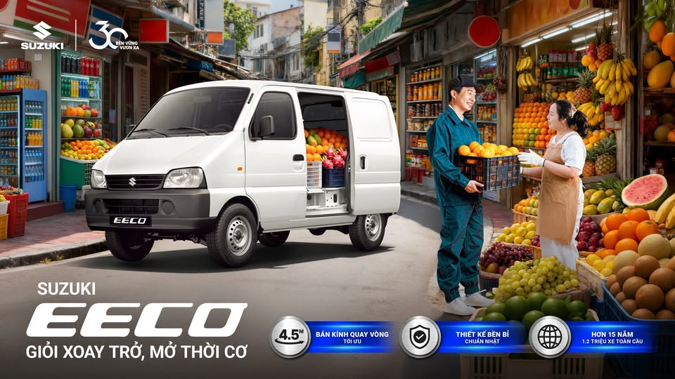 SUZUKI CHÍNH THỨC GIỚI THIỆU MẪU XE TẢI VAN MỚI - SUZUKI EECO TẠI VIỆT NAM