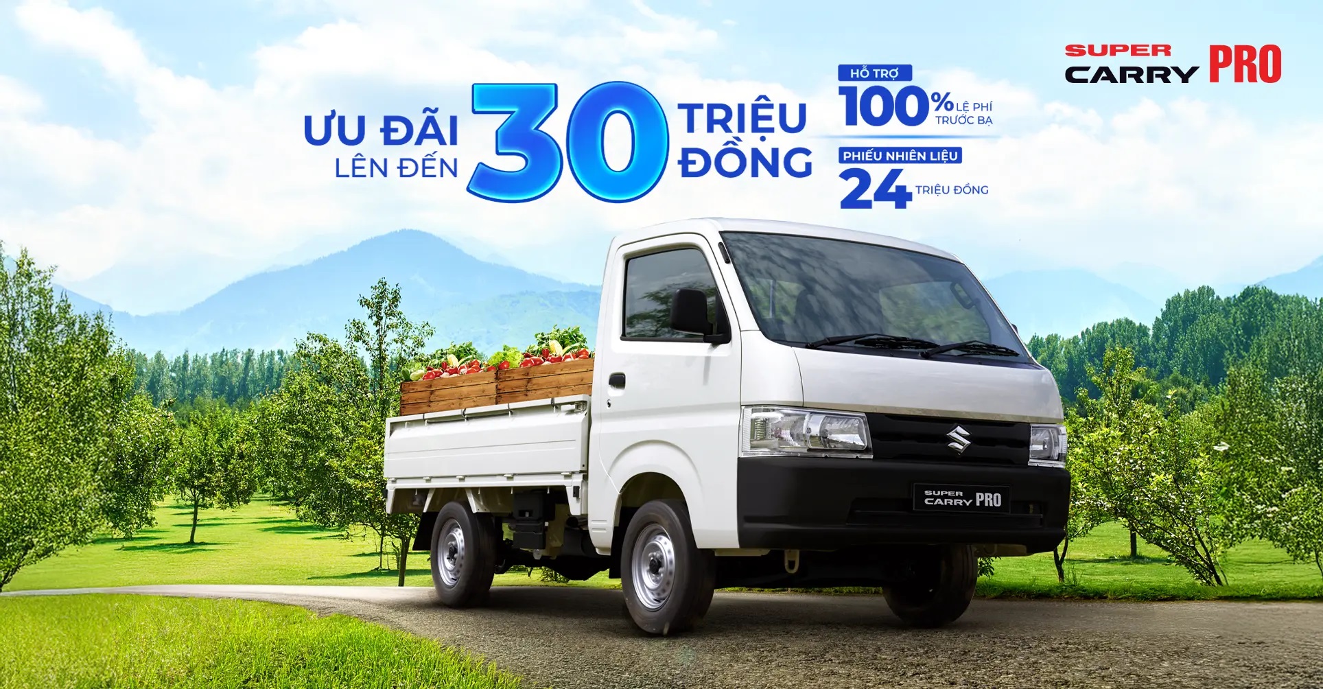 CARRY PRO TIỆN NGHI THOẢI MÁI VỮNG LÁI ĐƯỜNG DÀI​