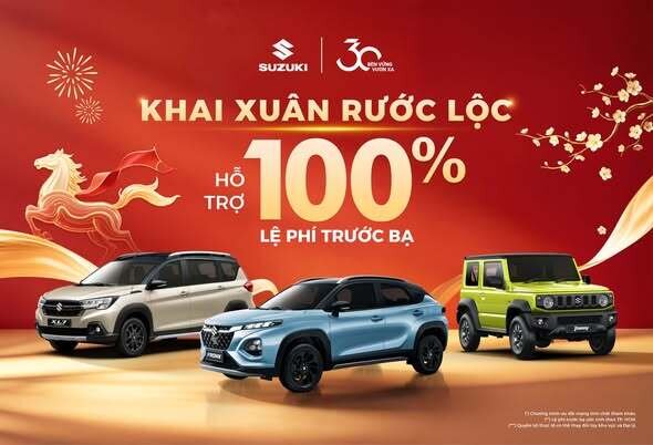KHAI XUÂN RƯỚC LỘC CÙNG SUZUKI!
