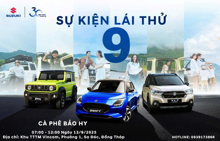 SỰ KIỆN LÁI THỬ THÁNG 9